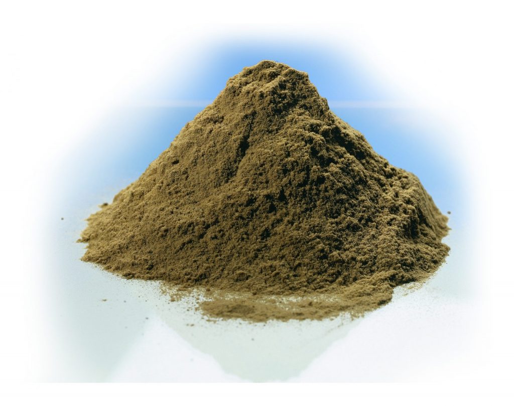 Image avec Oeko-Pur Plus, tas avec Oeko-Pur en poudre